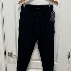 Black Track Pants by DKNY